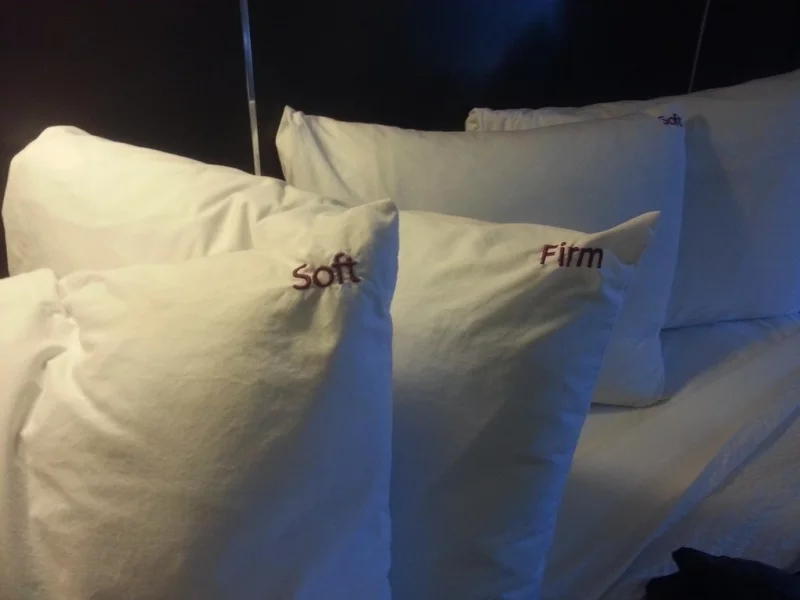 Pillow firmness options