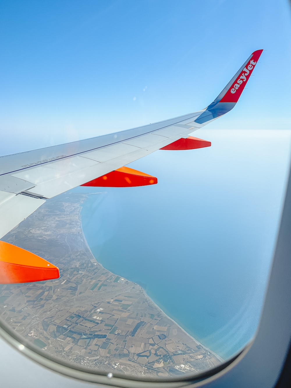 easyJet flight to Cyprus