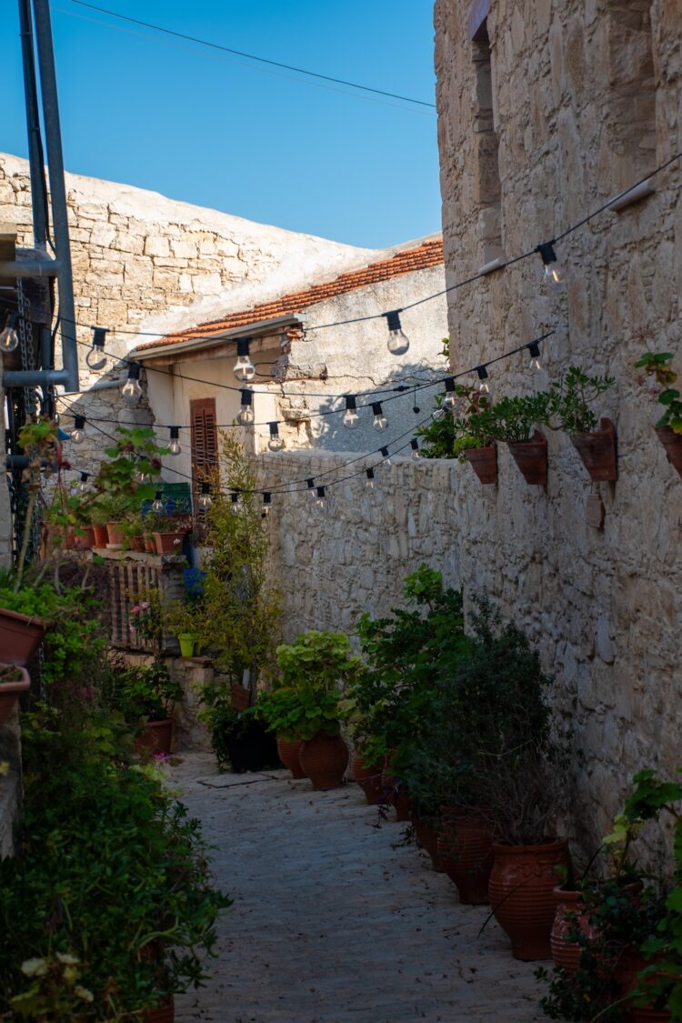 street in a Cypriot village