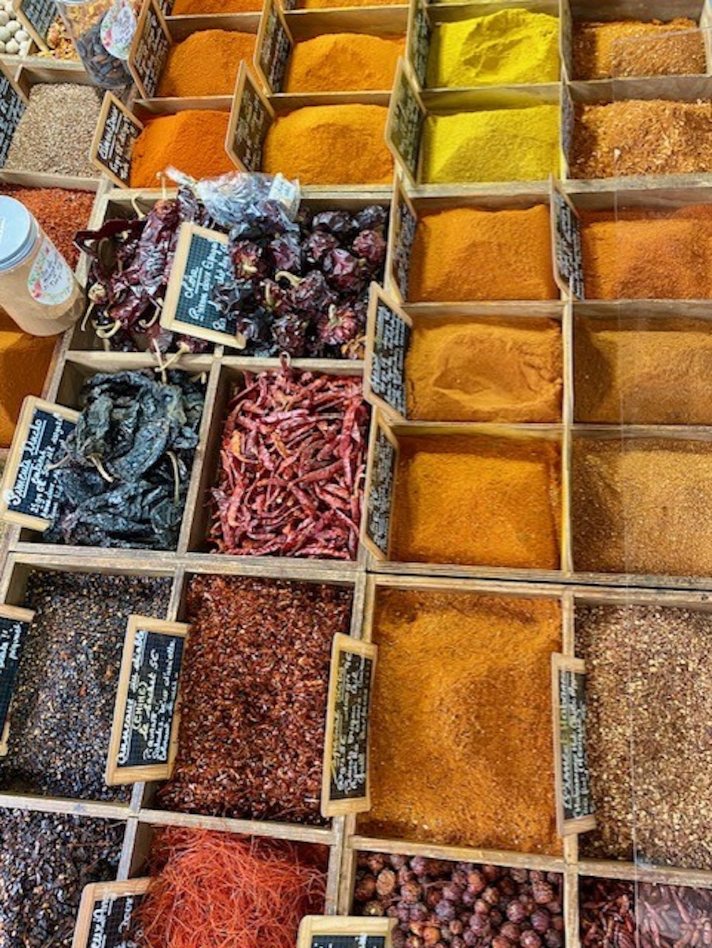Antibes herbs at the market