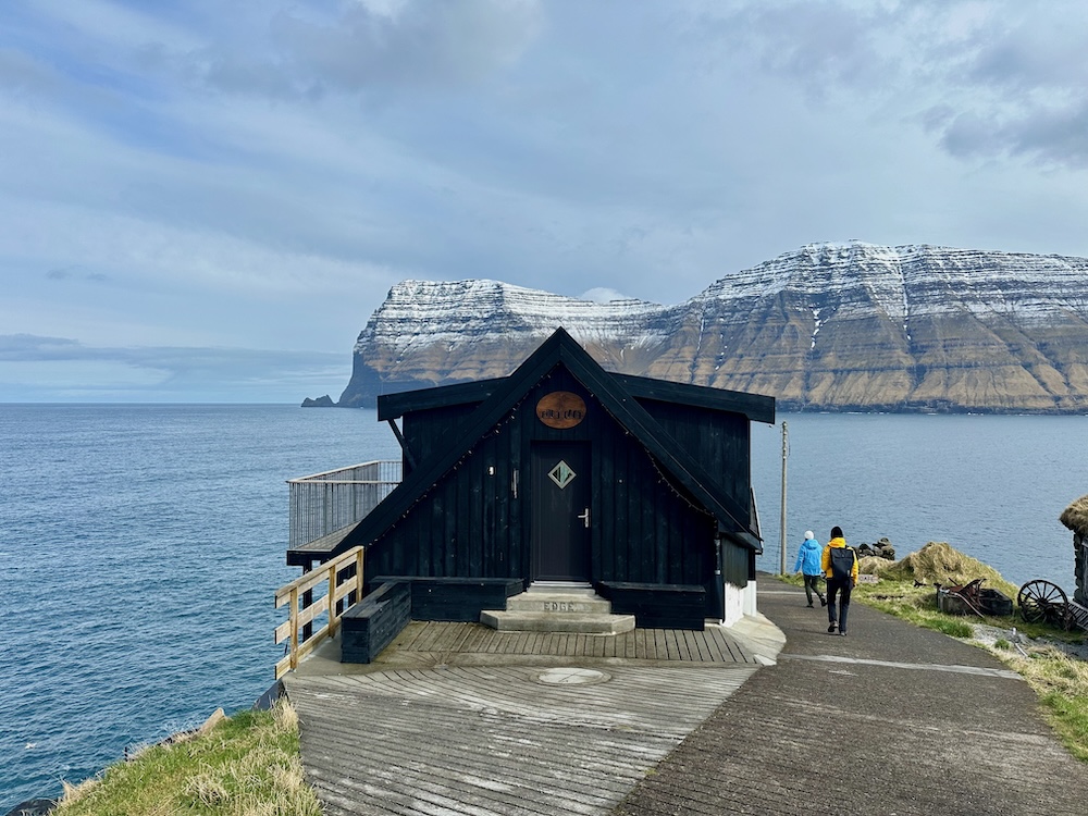 Café edge on Kalsoy