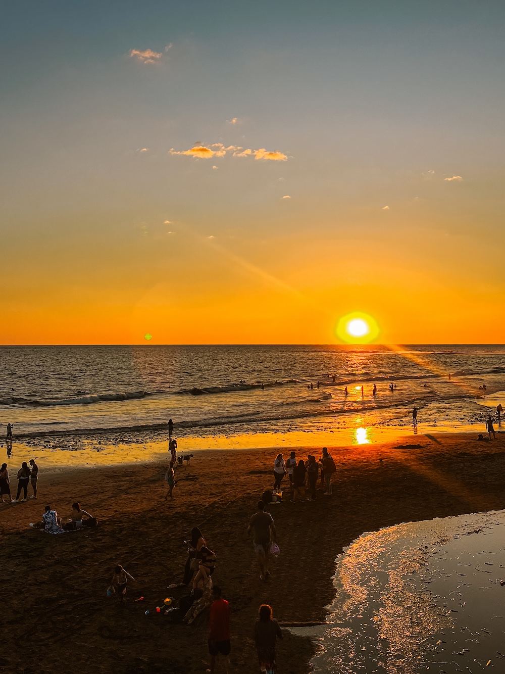 sunset El Tunco