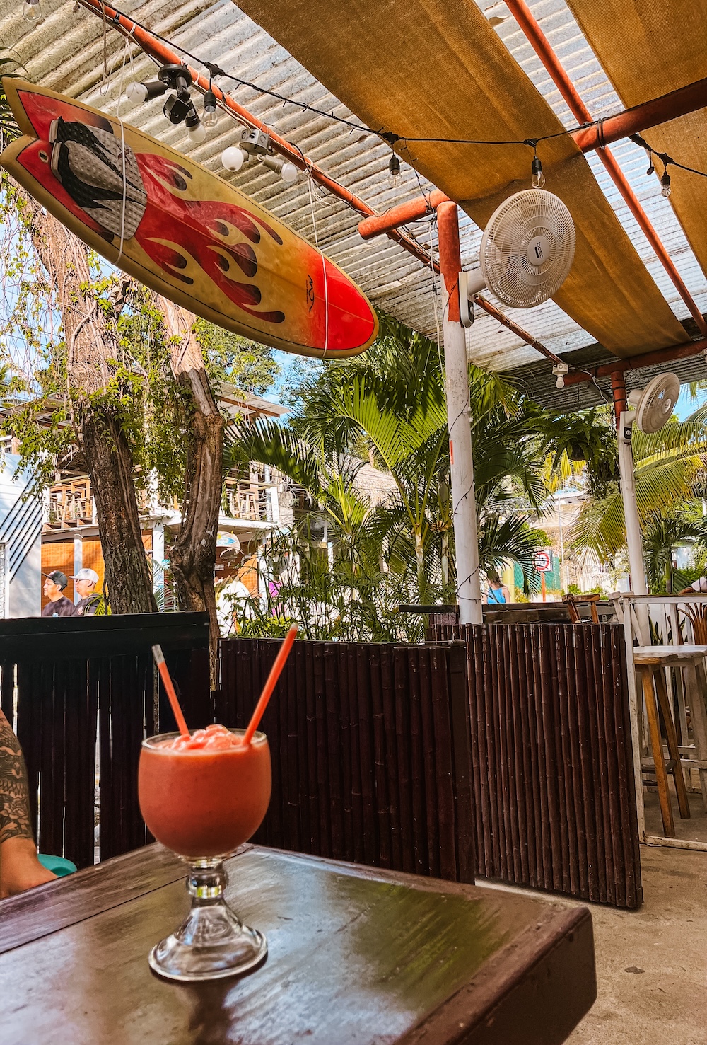 Cooling off at Jungle SV, El Tunco